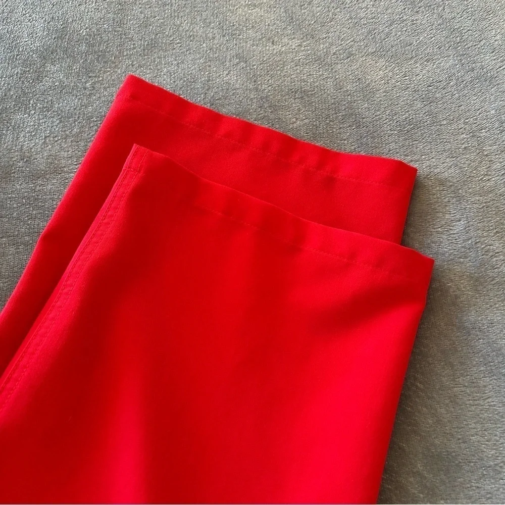 Figs Pisco Basic scarlet Red Straight Leg Scrub Pants Size L PO3684